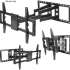 Кронштейн для телевизора Kromax ATLANTIS-70, 32-75", настенный, поворотно-выдвижной и наклонный,  черный [20253]